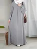 Ethnische Kleidung lässig Casual Paillon Sundress Muslim Kleiderinnen Frauen Dehnung Manschette Kaftan Liamic Arabian Dubai Abayas Kleidung Musulmane