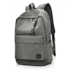 Backpack DIDA BEAR 2024 Women Men Canvas Backpacks Large School Bags For Teenager Boys Girls Travel Laptop Backbag Mochila Rucksack Grey