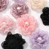 Ciondoli 1pc Versione coreana Super Immortal Sweet Colorful Mesh Flower Floro Fai -te Facile Versatile Clips Accessori Materiale