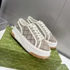 Tennis Casual shoes Luxurys Designers Womens Shoe Green Cotton Mens Sneakers classic womens 2024 best price best quality daily Comfortable fabric new trendy