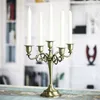 Candele decorazioni europee decorazioni europee 3 bracci rack metal wedding candelastick stand luce per casa