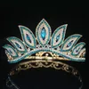 Stirnbänder Luxuskönigin -Tiaras und Kronbraut weiblicher Kristall Diamant Haardekoration Hochzeit Braut Haarschmuck Accessoires Q240506