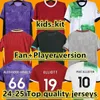 Mohamed Salah Darwin Nunez 24 25 Home Away the Reds Men Soccer Jersey Dominik Szoboszlai Andy Robertson Alisson 2024 Becker Joe Gomez Joel Matip Curtis Jones Kid Kit Kit Kit