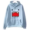 Herren Hoodies Sweatshirts Domo Kun Print Sweatshirt Japanische Anime -Kleidung Grafik Hoodie Frauen/Männer High -End -Sudaderas Herbst/Winter Wolle Pullover Q240506