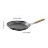 Griglie griglia di padella griglie portatile griglie topper barbecue pieghevole antiaderente con buchi ultralight per verdure carne di mare