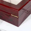 Titta på lådor Vansiho Classic China Dark Red Wood med klockklockor Fodral Träbox för smycken 1/2/3/5/6/10 Posiktioner