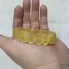 Strand Yellow Agate Stone Beads Bracelet Natural Gemstone Jewelry Bangle For Men Women Gift Wholesale !