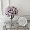 Teste di fiori decorativi teste di seta artificiale Rose mazzi da sposa bocciolo per vaso matrimonio di San Valentino per la casa decorazione finta regalo floreale