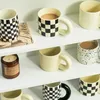 Tumblers Korean Style Ceramic Mug Coffee Cups Home Office Tea Cup Nordic Drinkware Japan H240506