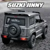 Diecast Model Arabalar 1 18 Suzuki Jimny Off-Road Alaşımlı Araba Kalıpları ve Oyuncak Araba Modelleri Tekerlek Dönüş Ses ve Hafif Araba Oyuncakları Çocuk Hediyeleri2405