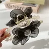 Autres nouveaux cheveux de fleur perle Cl Crystal non glissée Big Catch Clip femelle Elegant Hair Clip Clip Clif