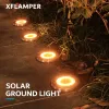 装飾4PCS 20LED SOLAR GROUND LIGHT GARDEN LAWN PATHWAY階段ヤードランドスケープデコレーション用の屋外防水