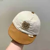 Caps hoeden schattige beer childrens honkbal hoed nieuwe zomer solide sunhat jongens en meisjes patch werk werk knop teen hoed kinderen hiphop strand vissen hoed wx