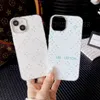 美しいiPhone電話ケース15 14 Pro Maxury Designer Laser Colorful L Case 18 17 15pro 14pro 13pro 13 12ケースロゴボックス女性Man Wxと財布