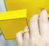 2022 Luxurys Designers Ringele di alta qualità Gioielli Designer Gold Anelli Gold Engagements for Women Love Ring Letter F Brand Orecching Box 27853761