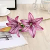 Dekorative Blumen 1 PCs Schöne künstliche Blume Elegante kreative falsche Pflanze einfache lebensechte Seidenstrauß für El Restaurant