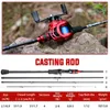 Sougayilang Casting Giring Fishing Vared 21m Sección Ultralight Carbon Fiber Pole 4 con Eva Many Baitcasting 240506