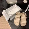 Chanelllies femme canalise les sandales sandales femmes femmes pour designer designer pantoufles décontractées