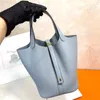 Spiegelqualität Luxus -Tasche Schulterkorbback Designer Eimer Handtasche Geldbörsen Damen Mode Pochette Clutch Shop Taschen Herren Kreuzbodium Leder Schulter -Duffle Taschen