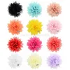 Chiffon Flower Hair Clips Hair Bows Cute Hair Accessories For Girls Hairclip Wedding Flowers