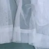 Zabiegi zabiegi Asazal White Tiulle Sheer Cour Window Gazy Gazy do salonu balkon niestandardowy rozmiar nowoczesny drapy drapy sypialnia ręcznik Deco
