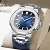 Montre-bracelets Binbond Authentic Youth Men's Quartz Watchwith Fashion Le cuir étanche Imperpose le calendrier lumineux Business Men Watch