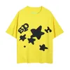 2024メンズTシャツTシャツピンクファッションルーズトップティーマンズ女性ストリートカジュアルフォーミング印刷ウェブパターンTシャツ高品質