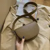 Sac Vintage Color Color Saddle 2024 Quality PU Pu Leather Women's Designer Handbag Wide Sprap Messenger