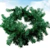 Fleurs décoratives Q6pe 2,7m Année verte Décoration de couronne de Noël pour la fête à domicile