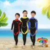 Suits Diving Suits Long Sleeves Boys Girls Kids Wetsuits 2.5MM Neoprene Swimwears Surfing Children Rash Guards Snorkel One Pieces