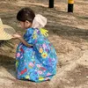 Summer Children Beach Robes Bohemian Style For Girls Flower Print Toddler Kids Girl Long 38y 240428