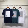 Tasarımcı Tshirt Moda Tişörtü Man için Taş Erkek Giysileri Kısa Kollu Yuvarlak Boyun Saf Pamuk Hip Hop Top Adası Gevşek Unisex Yüksek Kaliteli Yaz Tshirts