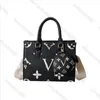 On the Go Women Fashion Luxurys Designers Tassen die Monogramiess Echte lederen handtas Messenger Crossbody schouderbakken zakken O5912G reliëf