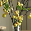 装飾花のような人工人工果物の枝グリーン植物ミニ中国のシミュレーション植物