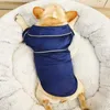 Hondenklarel luxe huisdier pyjama's zachte zijden jas kleding voor kleine honden Franse bulldog shih tzu puppy kattenkleding H240506