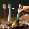 Akcesoria 2PCS Silikonowe szczotki olejowe odporne na ciepło pędzla olejowe grilla narzędzie do grilla gadżety kuchenne akcesoria kuchenne