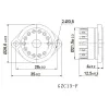 Amplificador 13 pinos soquete de tubo de cerâmica para Nixie GN4, B5092, B13B, ZM1020 AS VIÇO TUBO DIY HIFI Audio Amplifer Chassis Mount