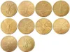 Wysokiej jakości 19211947 10pcs Mexico Gold 50 peso copy monety monet9363162