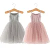 Robes de fille bébé robes de fille fête et mariage d'été 24m à 6 ans robes de bébé rose pour fille princesse nouveau-née robe d'anniversaire