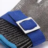 Guanti nmsafety di alta qualità a prova di sicurezza Proteggi guanti 100% in acciaio inossidabile macellaio a maglie di macellaio AISI 316L