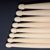 1 par de palitos de batería de madera de madera de arce para principiantes accesorios de batería banda de instrumentos musicales Drumsticks Drum Wrap