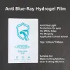 Protégeurs 50pcs TPU Film Film Hydrogel Film Mécanicien Curbe Protecteur HD Blue Matte Confidentialité pour tout plateau de machine à découper