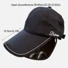 Bérets Polyester Baseball Hat Fashion Protection UV Breatch Sounge Sundir Sunding Strot Sweat Absorption Peak Paped Cap