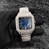 Pass Diamond Tester Custom Luxury Bling Full Diamond Watch VVS Moisanite Hip Hop Iced Out INTALED SEAKER MECHANICAL WESTES