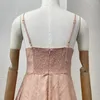 Casual klänningar rosa 2024 Shirred Linen Vintage Daisy Little Floral Printing ärmlös a-line kvinnor modekläder vit midi klänning