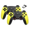 MICE BOYHOM WIRESS WIRESS DOUBLE CONTRÔLEUR DE JEU POUR LINUX / Android pour le jeu Box Game Stick PC Smart TV Box 2.4G GamePad Joystick