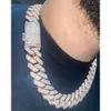 ECED Out Cuban Link Chain 16mm VVS Moissanit Diamond Cuban Link Chain Hip Hop Miami Kubaner Kette Hip Hop