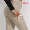 Pantalones al aire libre sil sil sile con calzones ecuestres antipilabarias medias de cabañas para mujeres reitiosas prendas de pantalón caída de entrega deportes otcyh