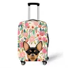 Akcesoria Kawaii Cartoon Pet Dog Cat Cat Cover walizka do podróży 18 ~ 32 -calowej walizki Protektor pasuje do ślicznej pokrywy walizki zamka