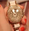 Edición limitada Reloj Royal Watches Luxury Diamond Ceramic Strap Rose Gold Gold Quartz Watch Gift For Ladies7858188